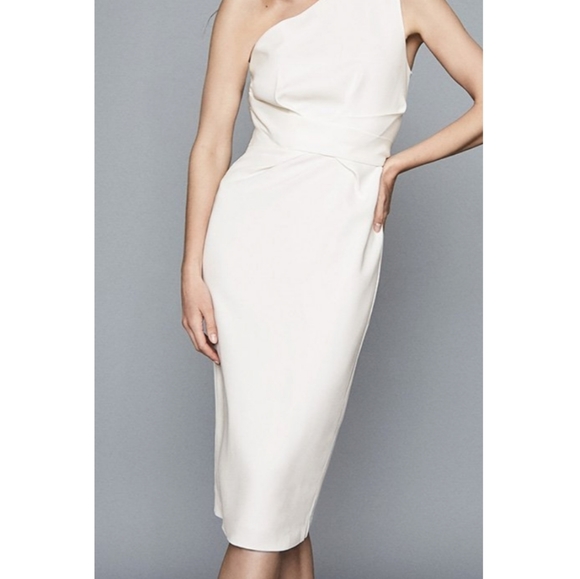 *1 Left!!* NWT REISS | One Shoulder Dress - Picture 6 of 12